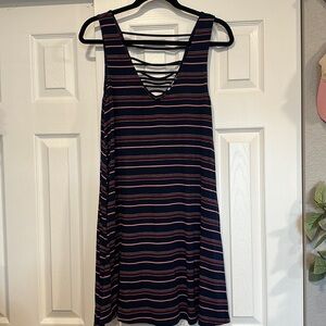 Striped tank dress
